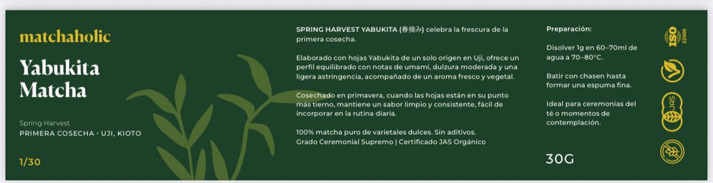 Spring Harvest Matcha Yabukita