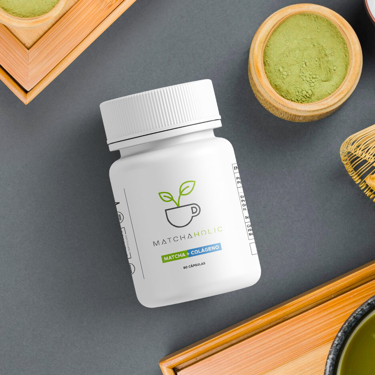 CAPSULAS MATCHA+ COLÁGENO